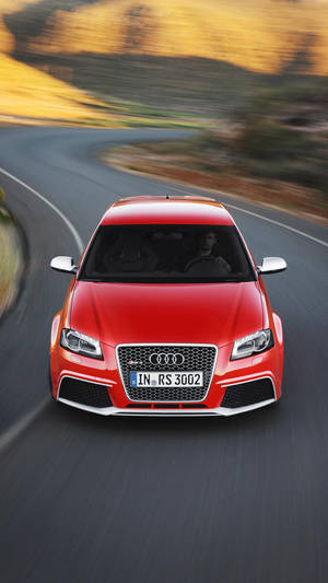 Audi Rs 3 Sportback Speeding Wallpaper