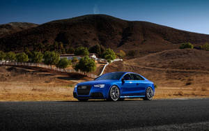 Audi Rs5 Indigo Blue Wallpaper