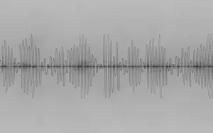 Audio Waveform Background Wallpaper
