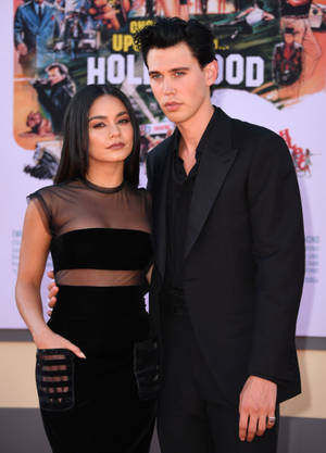 Austin Butler With Former Girlfriend Wallpaper