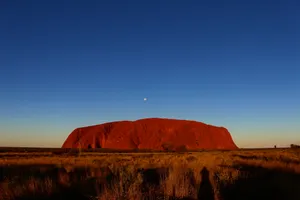 Australia Ayers Rock At Night Wallpaper