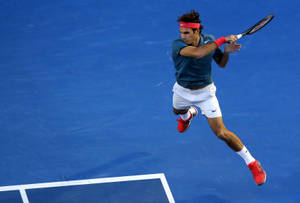 Australian Open Roger Tennis Racket Swing Wallpaper