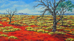 Australian Outback Steppe Wallpaper