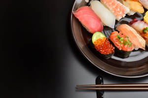 Authentic Japanese Sushi Wallpaper
