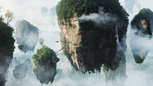 Avatar Floating Terrain Wallpaper