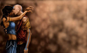 Avatar The Last Airbender Aang And Katara Wallpaper