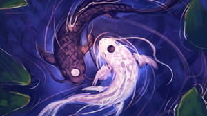 Avatar The Last Airbender Yin Yang Fishes Wallpaper