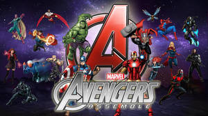 Avengers Assemble Galaxy Art Wallpaper