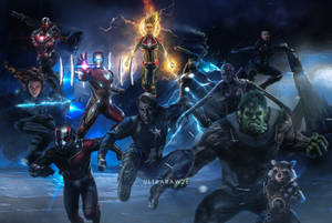 Avengers Endgame Battlefield Wallpaper