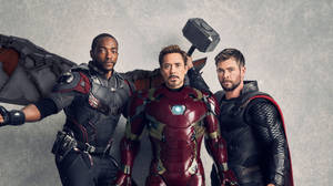 Avengers Infinity War Falcon Ironman Thor Wallpaper