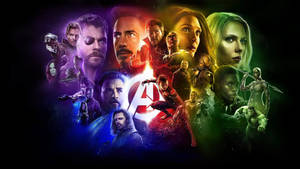 Avengers Infinity War Rainbow Art Wallpaper