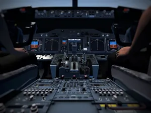 Aviator Airline Cockpit Wallpaper