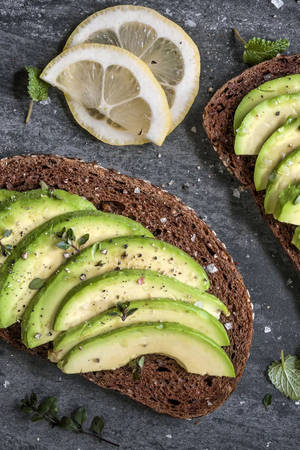 Avocado Sandwich Wallpaper