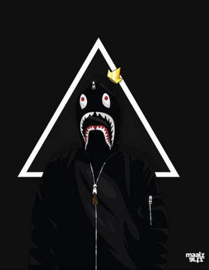Awesome Bape Shark Hoodie Wallpaper