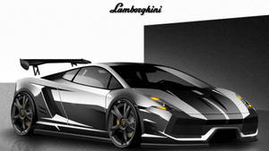 Awesome Black Lamborghini Wallpaper