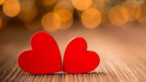 Awesome Heart Wood Wallpaper