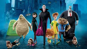 Awesome Hotel Transylvania 2 Characters Walking Wallpaper