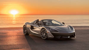 Awesome Silver Mclaren Spyder Wallpaper