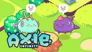 Axie Infinity Digital Cartoon Cover Wallpaper