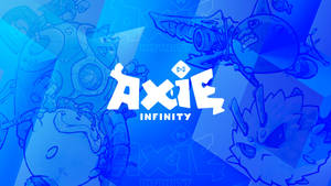 Axie Infinity Name Logo Wallpaper