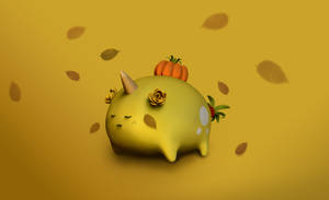 Axie Infinity Plant Character Wallpaper