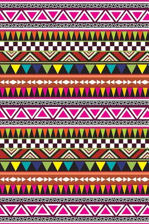 Aztec Tribal Pattern Wallpaper