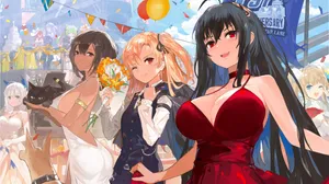 Azur Lane Anniversary Party Wallpaper