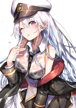 Azur Lane Enterprise Soaking Wet Wallpaper