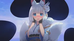 Azur Lane Kaga Black Bubbles Wallpaper