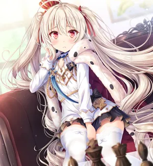 Azur Lane Valiant Blushing Wallpaper