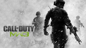 B&w 4k Call Of Duty Wallpaper