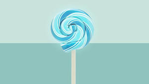 Baby Blue Candy Lollipop Wallpaper