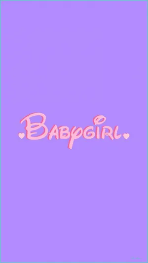 Baby Girl Disney Font Pink Baddie Wallpaper