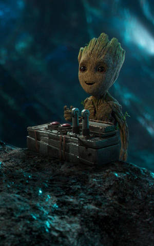 Baby Groot Bomb Switch Wallpaper