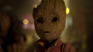 Baby Groot Cute Face Wallpaper