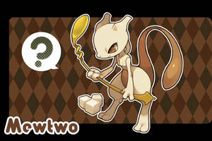 Baby Mewtwo Gazing Contently Wallpaper