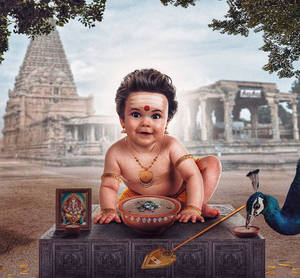 Baby Murugan Hindu God Of Victory Wallpaper