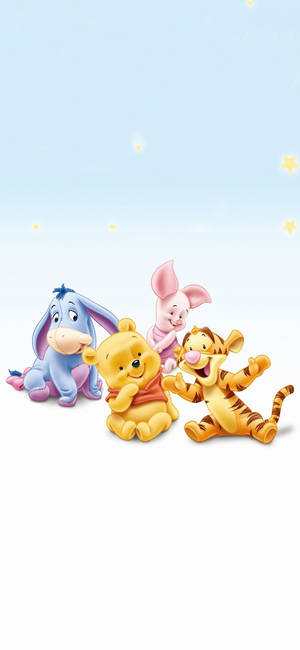 Baby Pooh Iphone X Cartoon Wallpaper