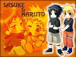 Baby Sasuke Uchiha - A Fan Favorite From The Popular Art Series, Naruto. Wallpaper