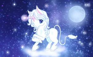 Baby Unicorn Wallpaper