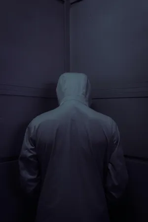 Back Turned Anonymous On Corner Wallpaper