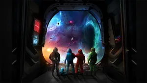 Back View Aesthetic Among Us Wallpaper