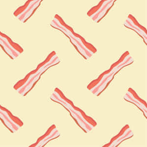 Bacon Pattern Background Wallpaper