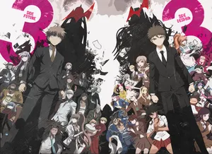 Bad Ass Poster Of Danganronpa Wallpaper
