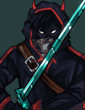 Badboyhalo With Sword Wallpaper