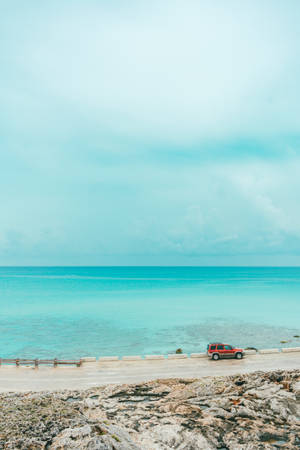 Bahamas Pastel Blue Ocean Wallpaper