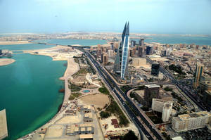 Bahrain Bird’s Eye View Wallpaper