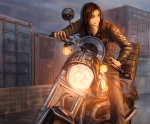 Baji Tokyo Revengers Motorcycle Wallpaper