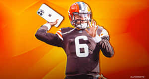 Baker Mayfield Promising Nfl Career Wallpaper