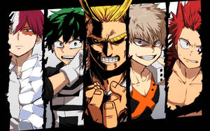 Bakugou And My Hero Academia Team Wallpaper